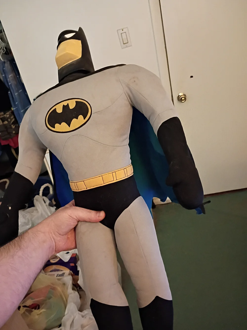 Batman TAS Batman Gray & Black Big Plush Toy - Official Style